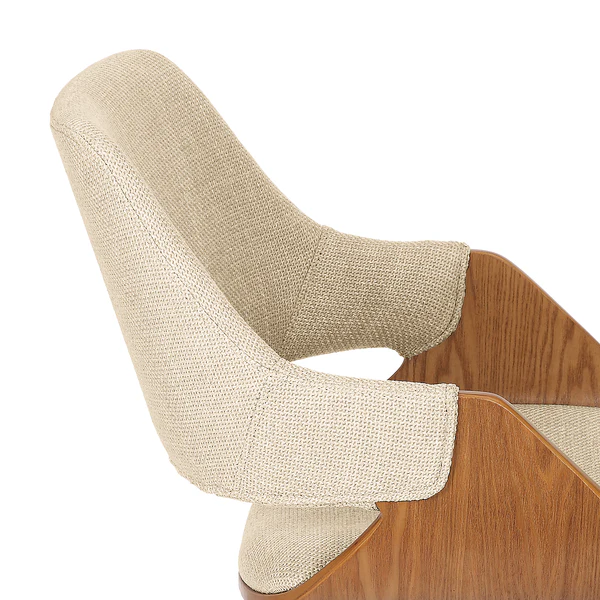 Polsterstuhl Riffles 2er-Set - Creme - Image 6