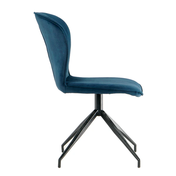 Polsterstuhl Yves (2er-Set) - Meerblau - Image 9