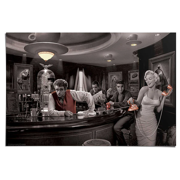 Poster Java Dreams - Papier - Schwarz - 61 x 91,5 cm