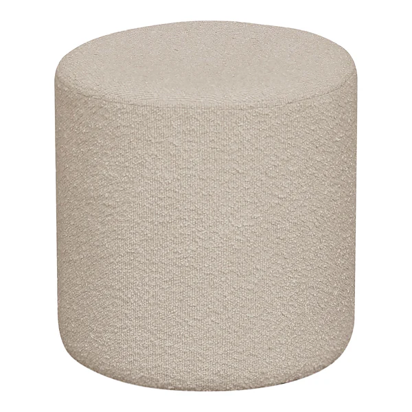 Pouf Ejby - Bouclé - Beige