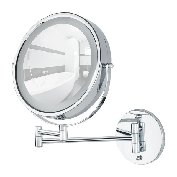 Power-Loc beleuchteter Spiegel Lumi - Silber - Stahl - Spiegelglas - 26 x 32 x 13 cm - Image 2
