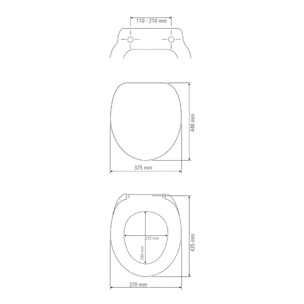 Premium WC-Sitz Stag - MDF (Mitteldichte Holzfaserplatte) - Braun - Image 3