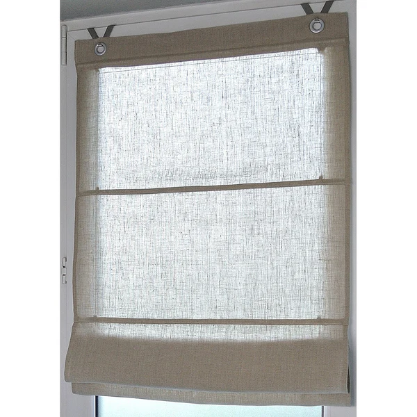 Raffrollo Metis I - Leinen - Beige - 80 x 210 cm - Image 2