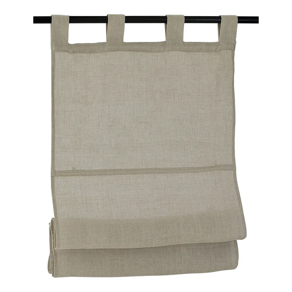 Raffrollo Metis II - Leinen - Beige - 80 x 140 cm