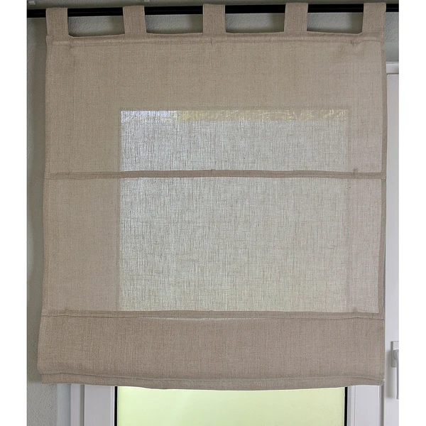 Raffrollo Metis II - Leinen - Beige - 80 x 140 cm - Image 2
