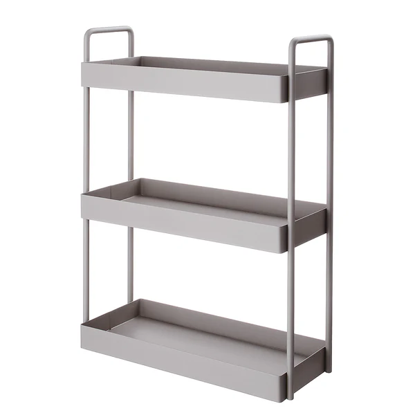 Regal SIDELINE mit 3 Böden - Metall - Taupe