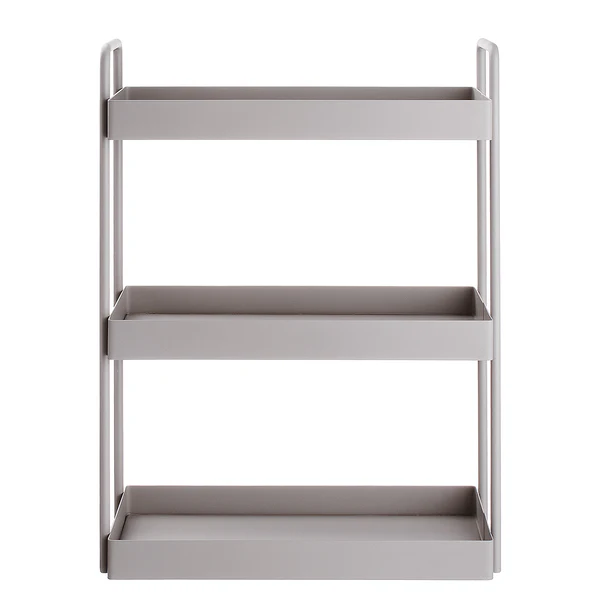 Regal SIDELINE mit 3 Böden - Metall - Taupe - Image 3