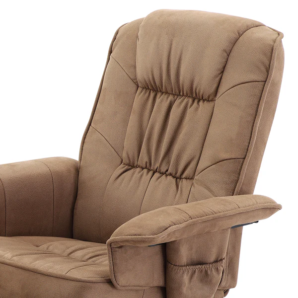 Relaxsessel Canillo mit Hocker - Antiklederlook - Nougat - Image 5