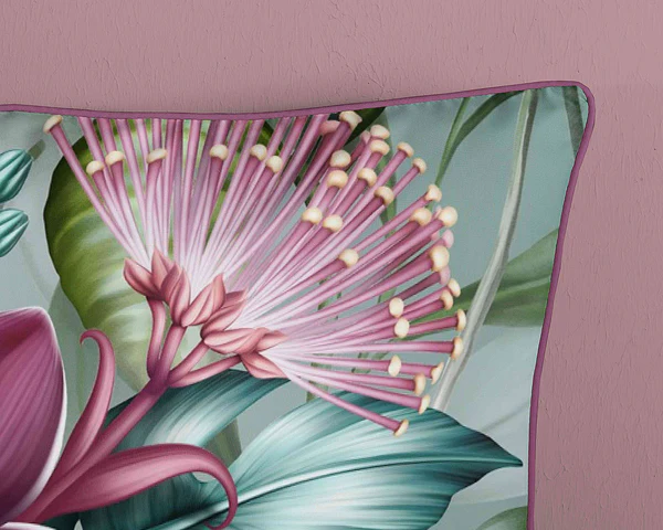 Renforce Bettwäsche Allison - Bio-Baumwolle/Satin - Grün / Grau - 240 x 200/220 cm + 2 Kissen 70 x 40 cm - Image 4