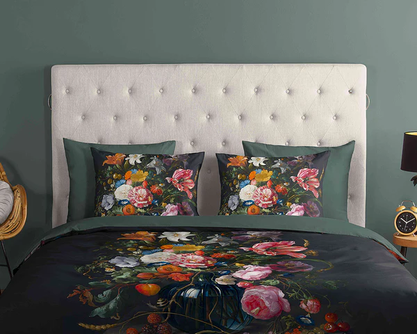 Renforce Bettwäsche Deja - Baumwolle - Schwarz / Grün - 240 x 200/220 cm + 2 Kissen 70 x 40 cm - Image 3