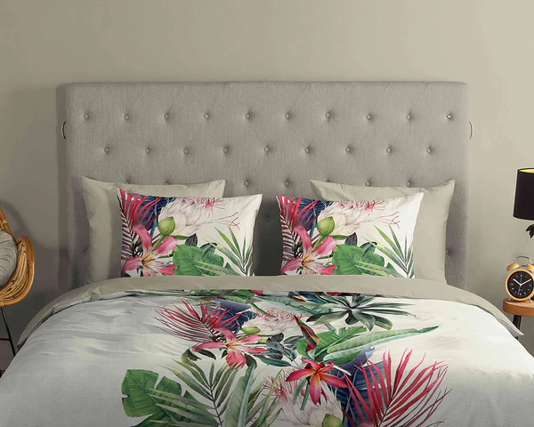 Renforce Bettwäsche Itanya - Baumwolle - Multicolor / Grün - 140 x 200/220 cm + Kissen 70 x 60 cm - Image 3