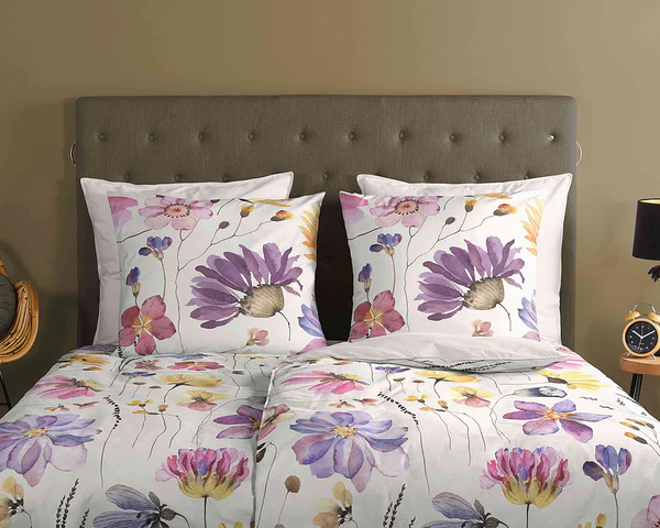 Renforce Bettwäsche Kate - Baumwolle - Multicolor / Beige - 200 x 200 cm + 2 Kissen 80 x 80 cm - Image 3