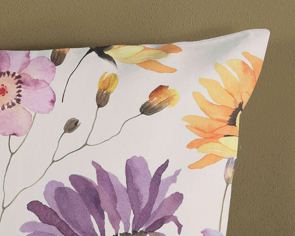 Renforce Bettwäsche Kate - Baumwolle - Multicolor / Beige - 200 x 200 cm + 2 Kissen 80 x 80 cm - Image 4