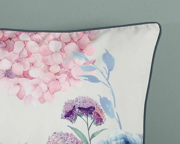 Renforce Bettwäsche Mondet - Bio-Baumwolle/Satin - Grau / Blau - 240 x 200/220 cm + 2 Kissen 70 x 40 cm - Image 3