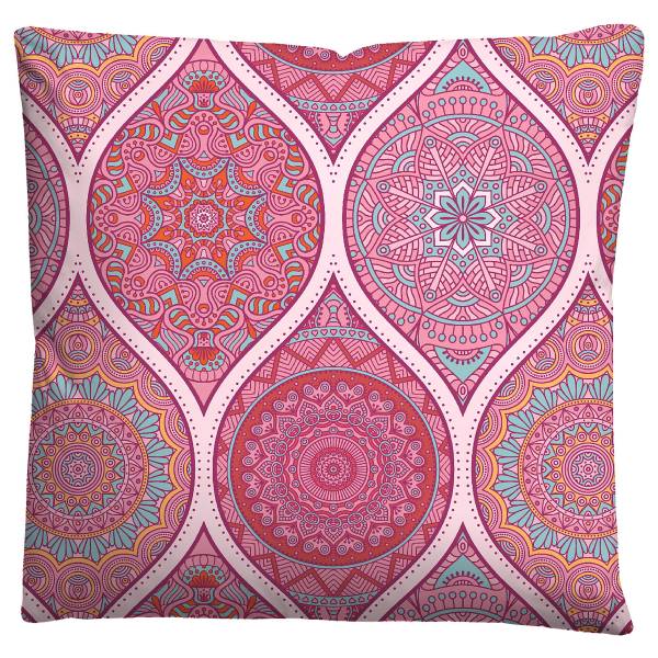Renforcé Bettwäsche Ornament Typ B - Baumwolle - Rot - 135 x 200 cm + Kissen 80 x 80 cm - Image 4