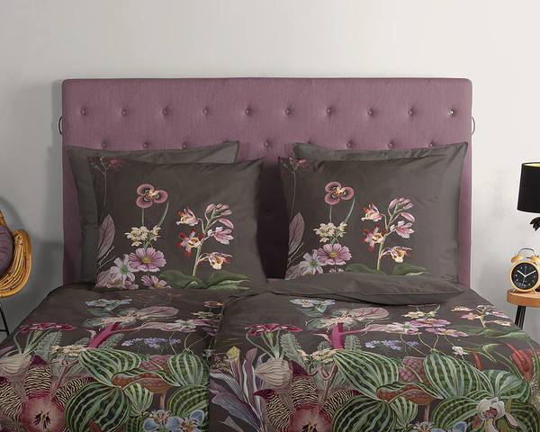 Renforce-Bettwäsche Phoebe - Baumwolle - Braun - 135 x 200 cm + Kissen 80 x 80 cm - Image 3