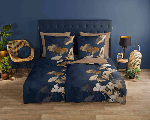 Renforce Bettwäsche Premium - Baumwolle - Schwarz / Beige - 135 x 200 cm + Kissen 80 x 80 cm - Image 2