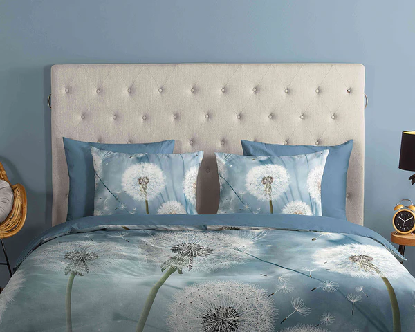 Renforce Bettwäsche Wishfull - Baumwolle - Blau - 240 x 200/220 cm + 2 Kissen 70 x 40 cm - Image 3