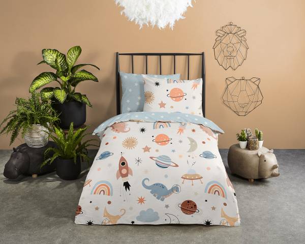 Renforcé-Kinderbettwäsche No.33326 - Renforcé - 100 x 135 cm + Kissen 40 x 60 cm - Image 2