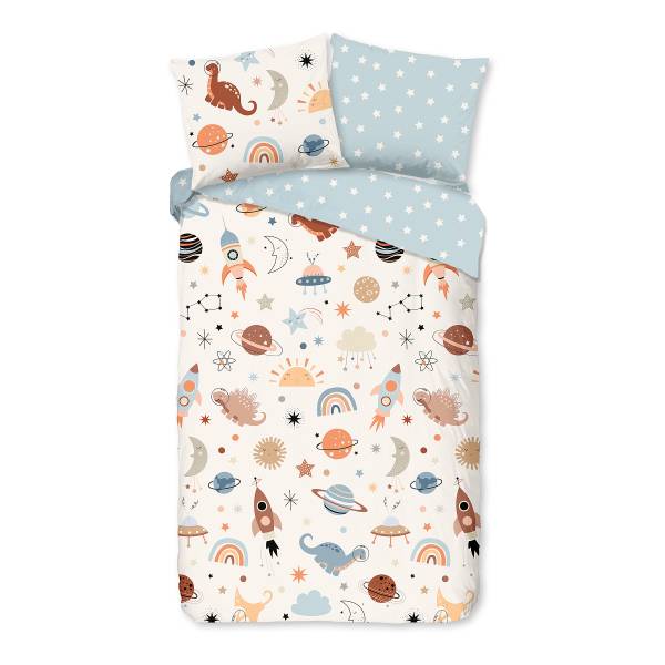 Renforcé-Kinderbettwäsche No.33326 - Renforcé - 140 x 200/220 cm + Kissen 70 x 60 cm