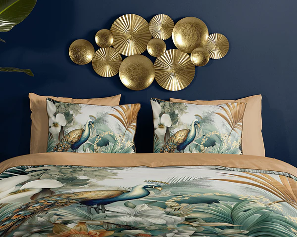 Satin Bettwäsche Dana - Satin - Gold - 140 x 200/220 cm + Kissen 70 x 60 cm - Image 3