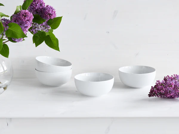 Schalen Allround Buddha Bowl 4er-Set - Weiß - Porzellan - 19 x 20 x 20 cm - Image 2