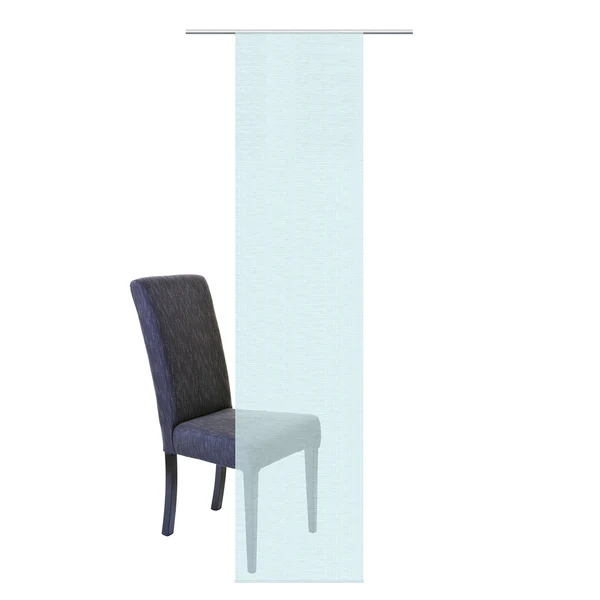 Schiebevorhang Malou - Microfaser - Pastellblau