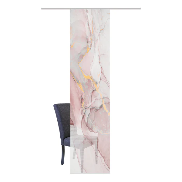 Schiebevorhang Marmosa I - Polyester - Rosé - Image 2