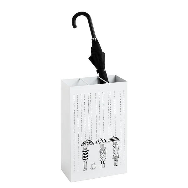 Schirmständer Le Perrier - Metall - Weiß - Breite: 30 cm - Image 4