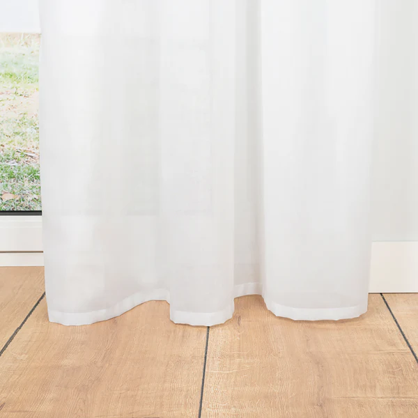 Schlaufenschal Breeze - Polyester - Weiß - 135 x 300 cm - Image 6