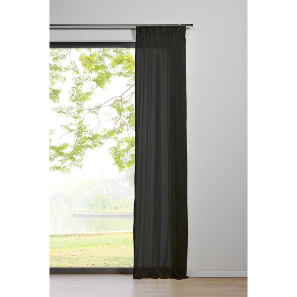 Schlaufenschal Pure - Polyester - Schwarz - 135 x 245 cm - Image 2