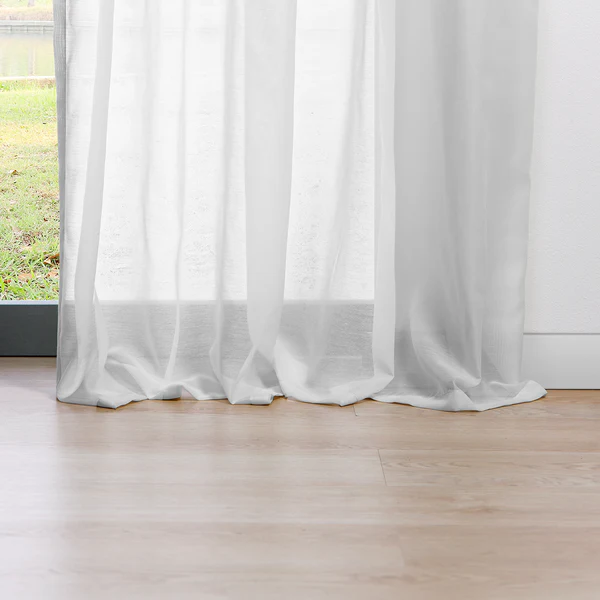 Schlaufenschal Pure - Polyester - Weiß - 135 x 245 cm - Image 8