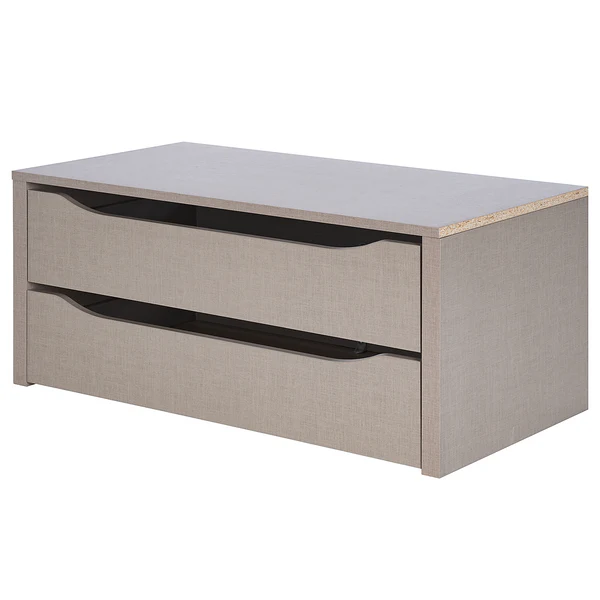 Schubladeneinsatz Rauch 90 cm - für Schranktiefen 57-62 cm - 2