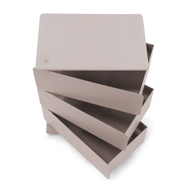 Schuhkommode Jou - Metall - Kaschmir - Höhe: 55 cm - Image 7