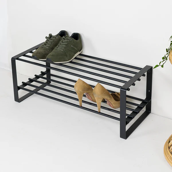 Schuhregal Grundy - Stahl - Schwarz - Image 2