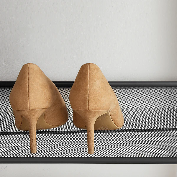 Schuhregal Heckfield II - Metall - Schwarz - Höhe: 221 cm - Image 9