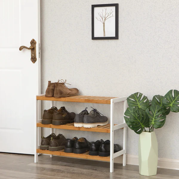 Schuhregal Mountville I - Bambus massiv - Höhe: 55 cm - Image 2