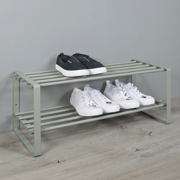 Schuhregal Welbeck I - Metall - Mintgrau - Image 2