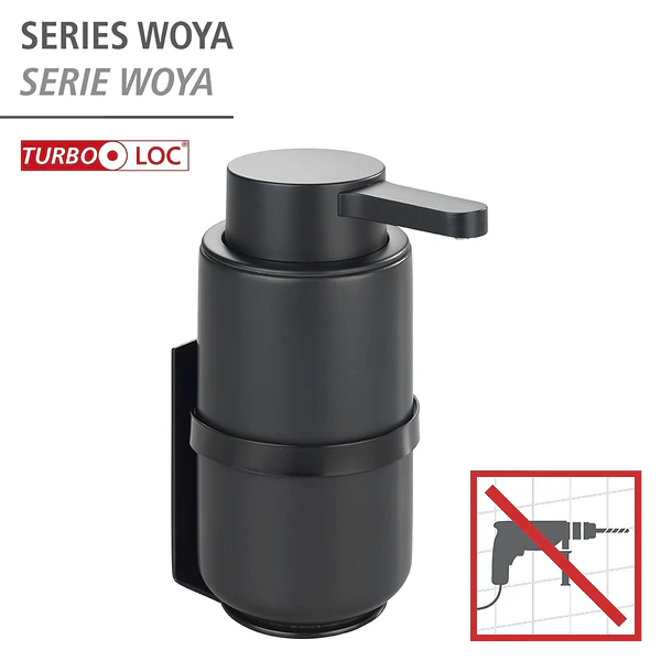 Seifenspender Woya - Keramik / Kunststoff - Schwarz - Image 10
