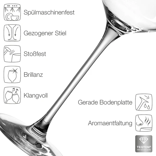 Sektglas Puccini (6er-Set) - Transparent - 280 ml - Image 6