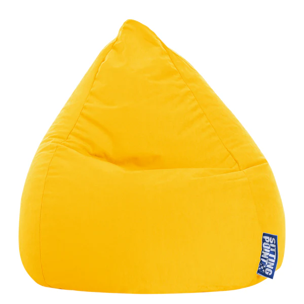 Sitzsack Easy L - Microfaser - Gelb