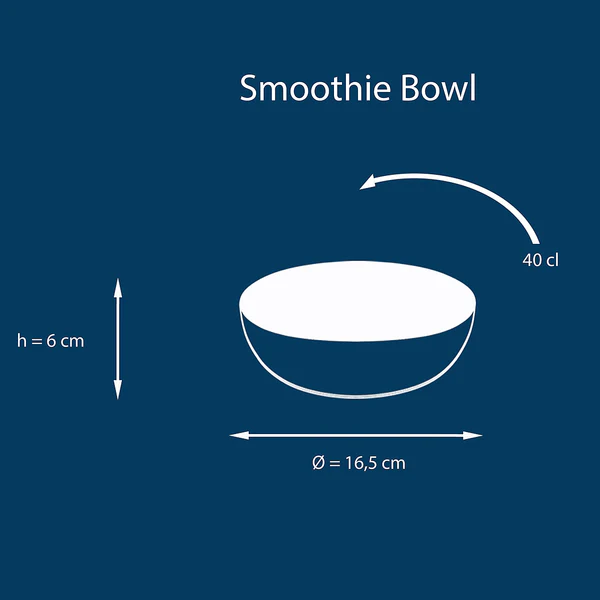 Smoothie Bowl Cascade 4er-Set - Steinzeug - Mehrfarbig - Image 8