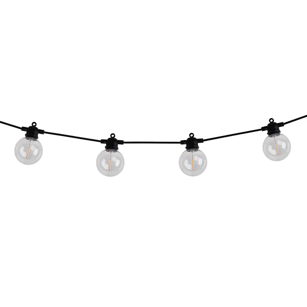Solar-Lichterkette Cadena - Kunststoff - Schwarz - 10-flammig - Warmweiß - Image 10