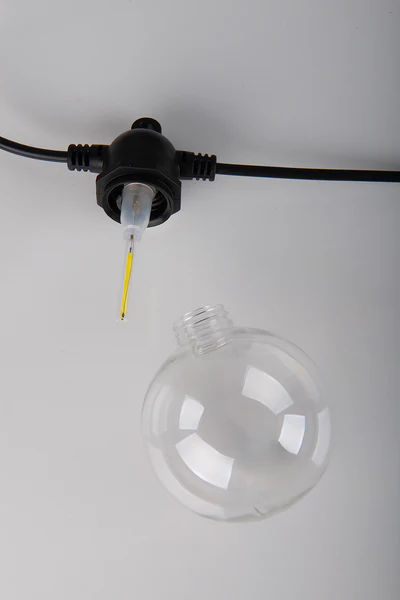 Solar-Lichterkette Cadena - Kunststoff - Schwarz - 10-flammig - Warmweiß - Image 8