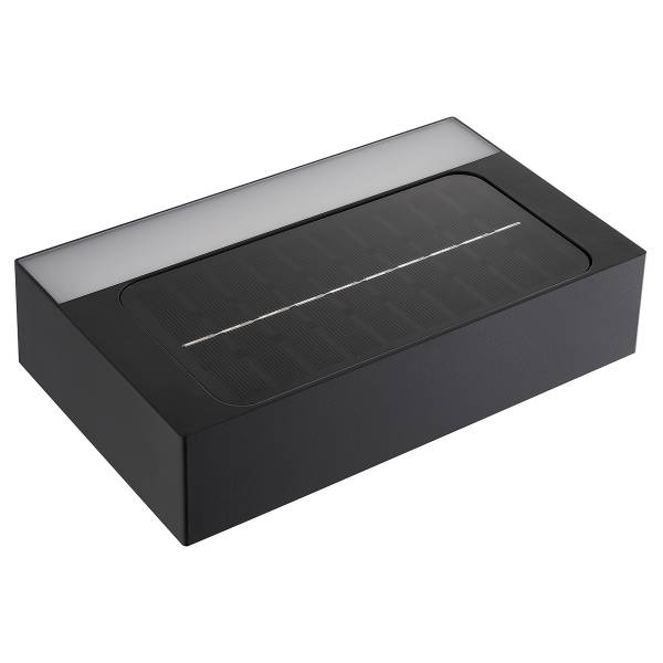 Solar-Wandleuchte Monay Typ B - Schwarz - Polycarbonat - 22 x 7 x 14 cm - Image 6