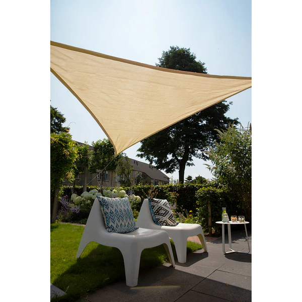 Sonnensegel Coolfit I - Polyethylen - Sand - 360 x 360 cm - Image 3