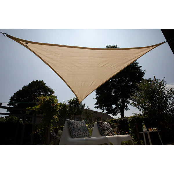 Sonnensegel Coolfit I - Polyethylen - Sand - 360 x 360 cm - Image 4