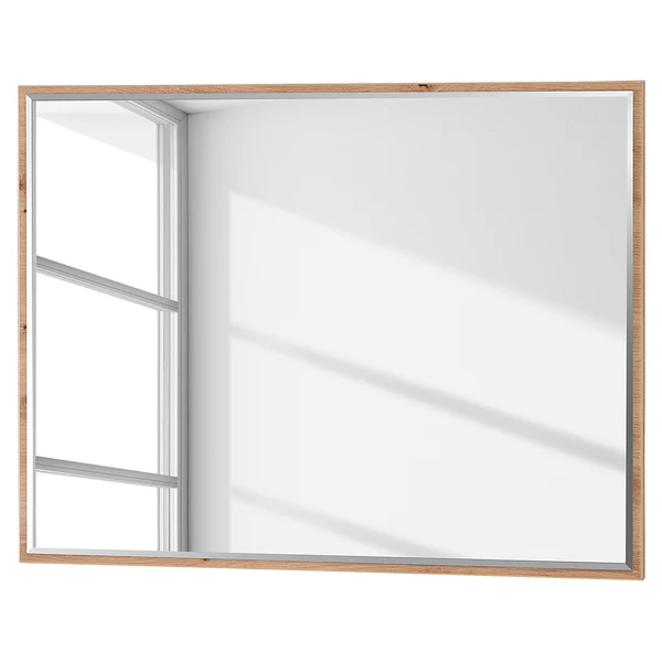Spiegel Besco - Eiche Artisan Dekor - Breite: 80 cm