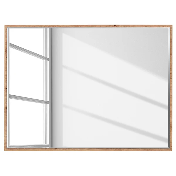 Spiegel Besco - Eiche Artisan Dekor - Breite: 80 cm - Image 4