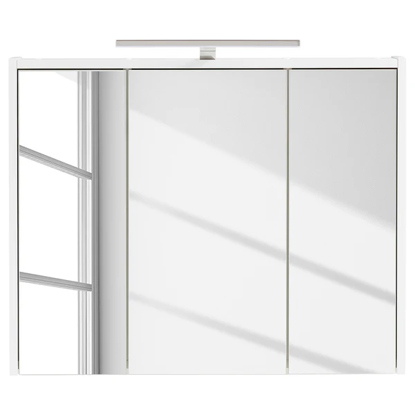 Spiegelschrank Flag I - Inklusive Beleuchtung - Weiß - Breite: 75 cm - Image 2